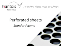 Perforated sheet - Standard items