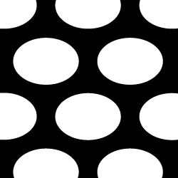 Oval perforation measuring 10x14.5mm in diameter arranged in a Z shape / Center-to-center distance of 18x24mm