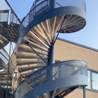 Metal stairs