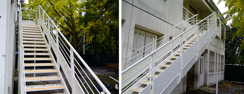 escalier droit gantois