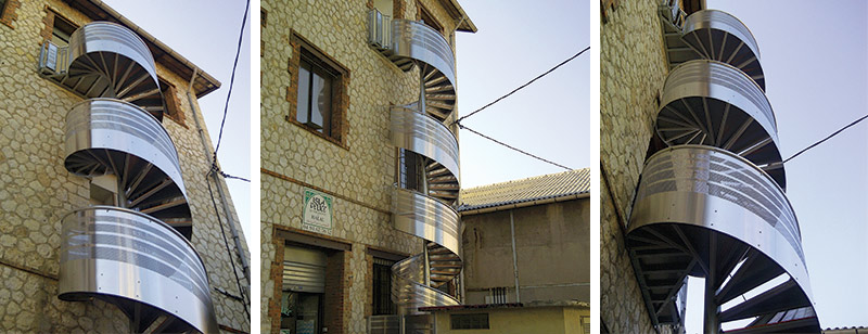 escalier helicoidal gantois